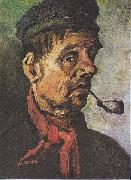 Vincent Van Gogh, Head of a peasant with a clay-pipe